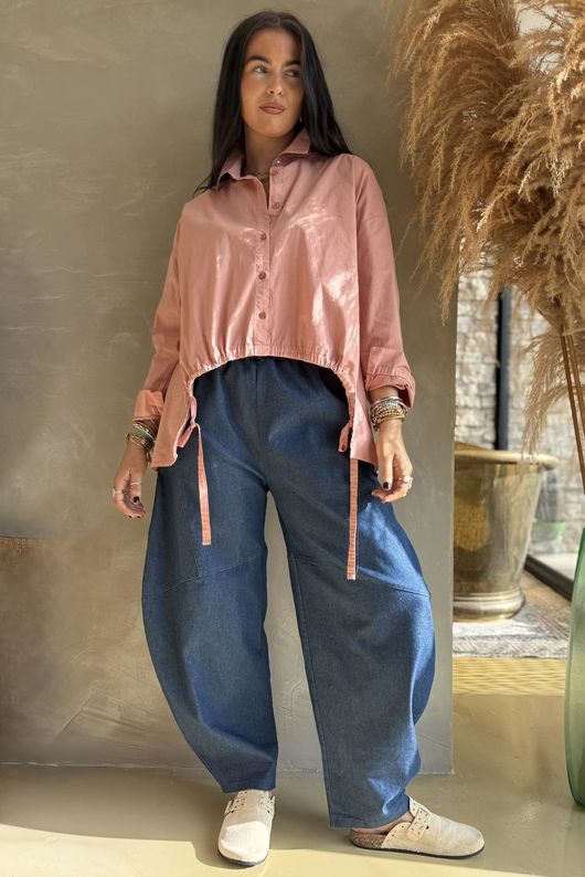 Paloma French Tuck Shirt Soft Terracotta